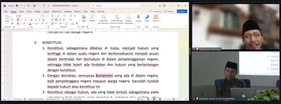 Santri: Penjaga Hak Konstitusional dan Perwujudan Moderasi di Indonesia