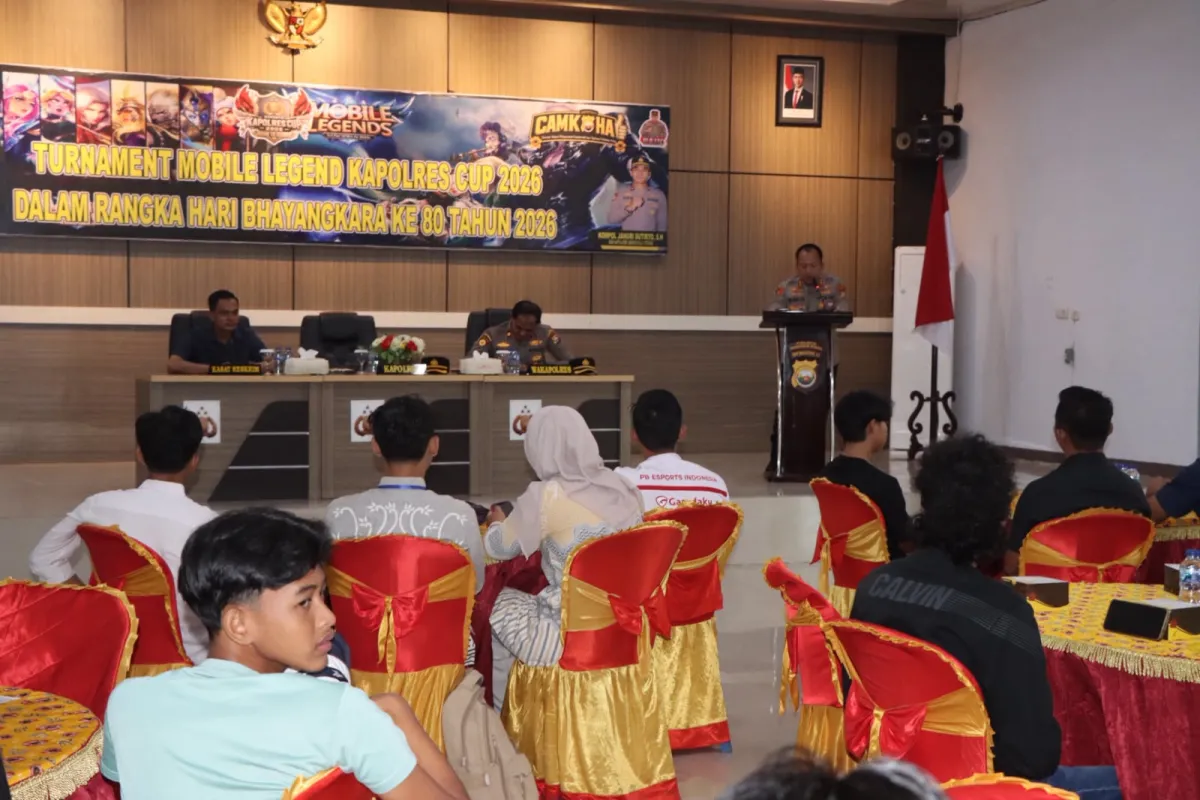 Turnamen E-sport Kapolres Cup 2026 Buka Peluang Prestasi Nasional bagi Generasi Muda