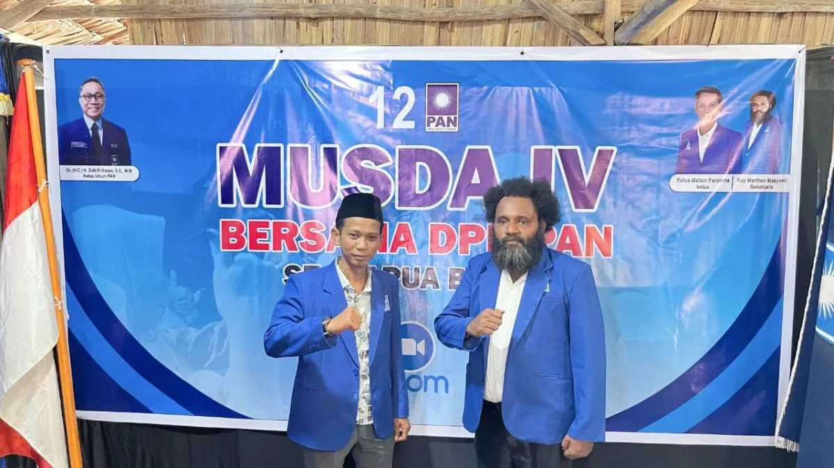 Yulius Malton Paramma Terpilih Kembali Pimpin DPD PAN Teluk Bintuni 2025-2029