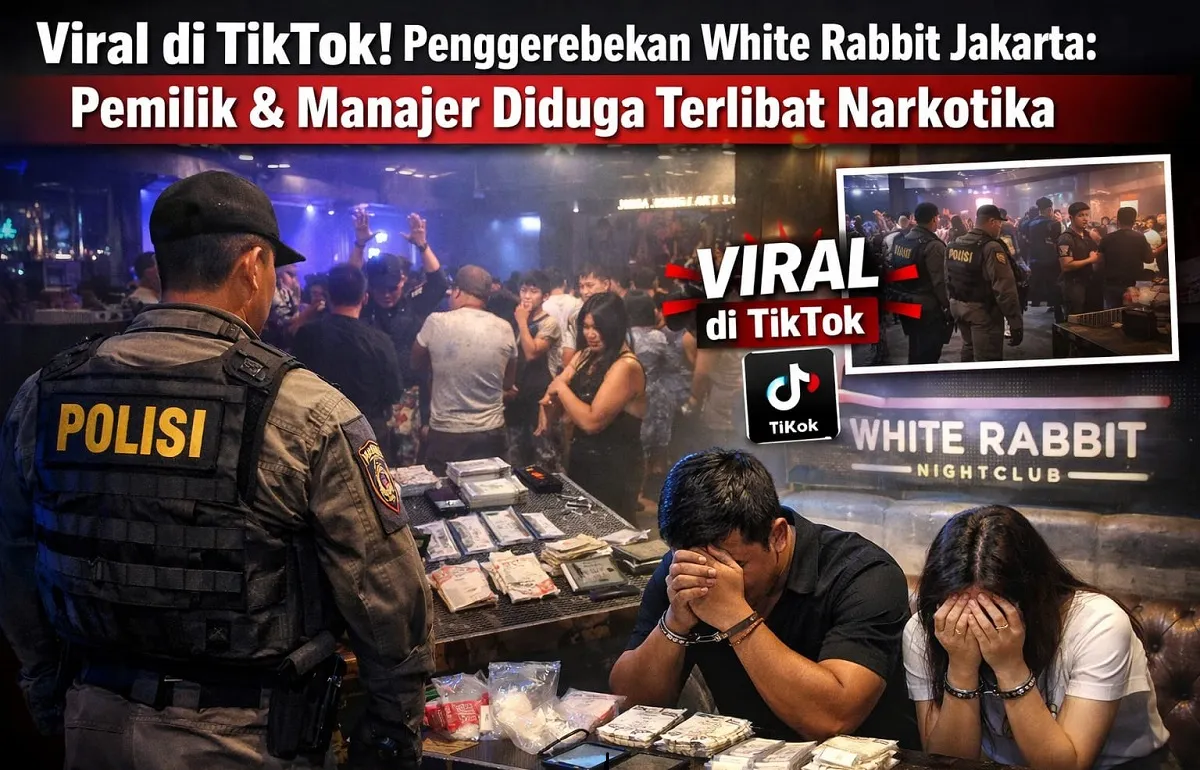 Penggerebekan White Rabbit: Pemilik dan Manajer Diduga Terlibat Narkotika