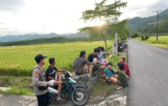 Polisi Lumajang Lakukan Patroli Antisipasi Balap Liar Selama Ramadan