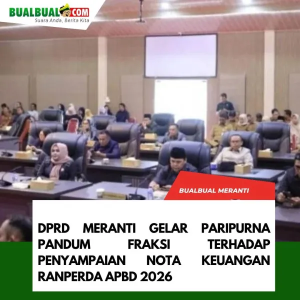 DPRD Meranti Bahas Pandangan Umum Terhadap Rancangan APBD 2026