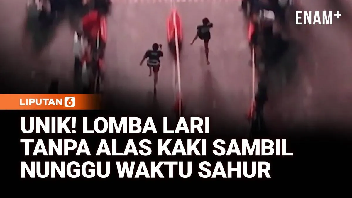 Lomba Lari Tanpa Alas Kaki: Ajang Kreatif Anak Muda Menjelang Sahur