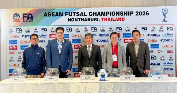 Vietnam Bergabung di Grup A Bersama Thailand di Kejuaraan Futsal Asia Tenggara 2026