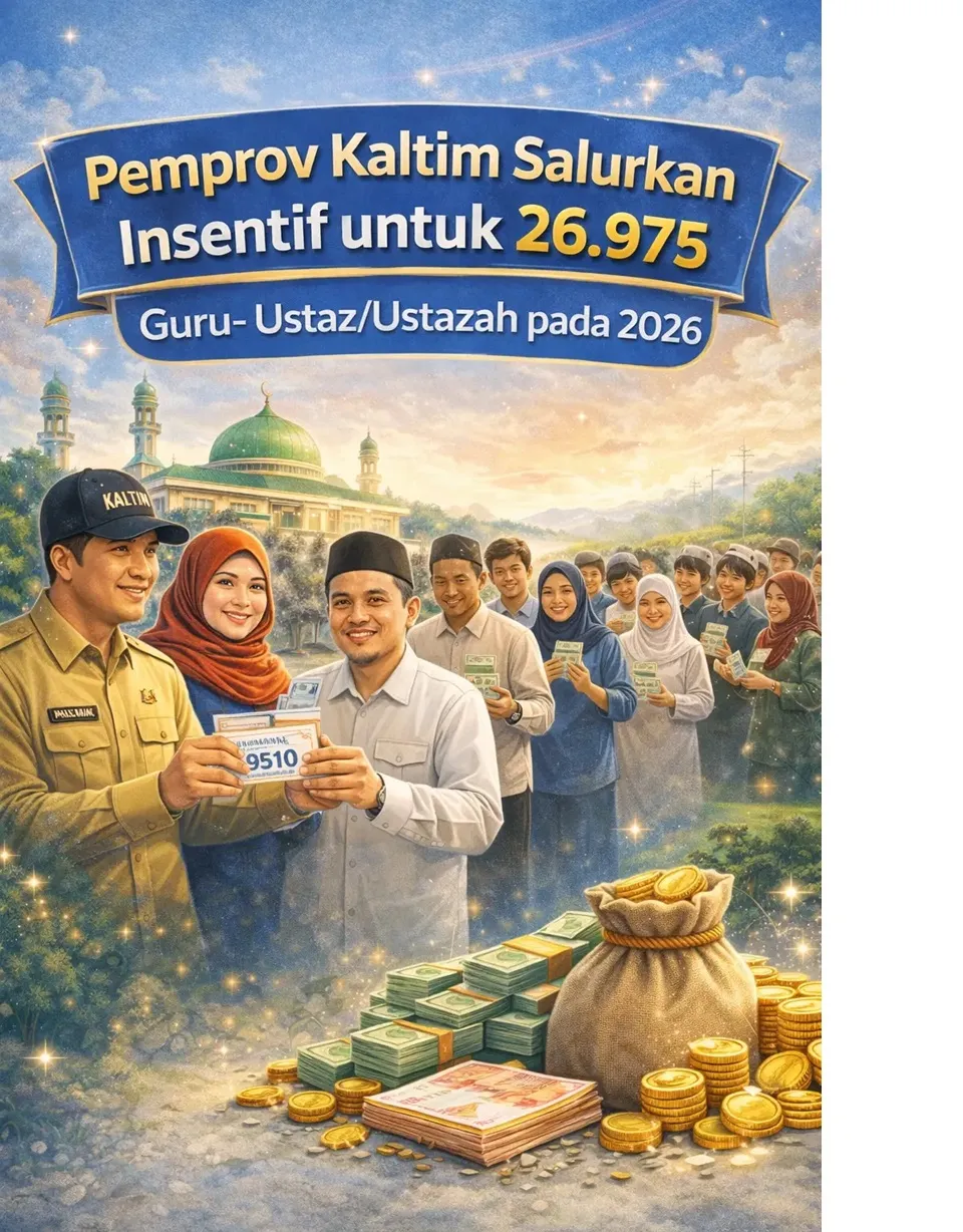 Pemprov Kaltim Salurkan Insentif untuk 26 Ribu Guru dan Ustaz