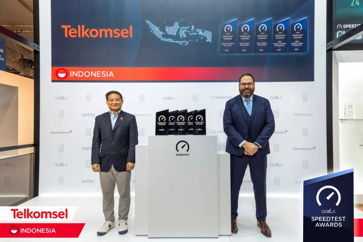 Telkomsel Dominasi Ookla Speedtest Awards 2026 dengan Lima Penghargaan