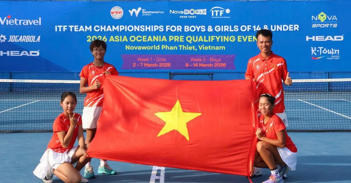 Tim Tenis Putri Vietnam Raih Runner-Up di Kejuaraan Asia U14