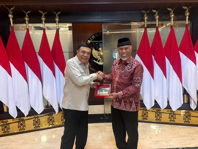 Mahyeldi Bahas Stabilitas Politik dan Keamanan Sumbar dengan Menko Polkam