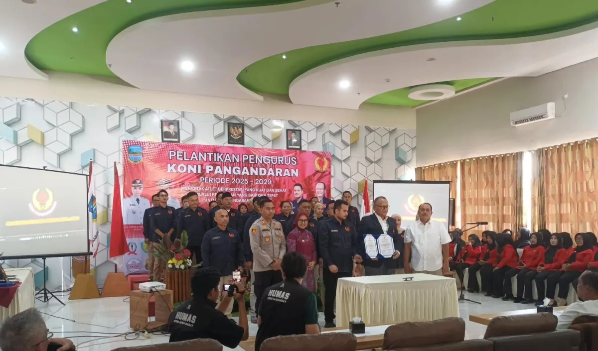 Pelantikan Pengurus KONI Pangandaran 2026-2031, Komitmen Membangun Olahraga Daerah
