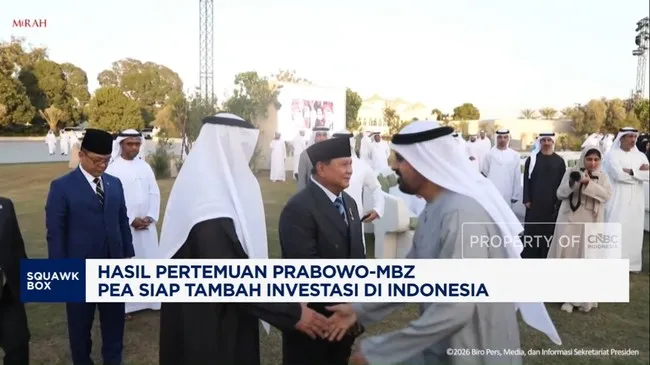 Prabowo dan MBZ Sepakati Peningkatan Investasi di Indonesia