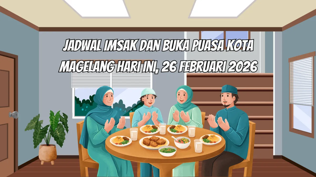 Jadwal Imsak dan Buka Puasa di Magelang untuk 26 Februari 2026