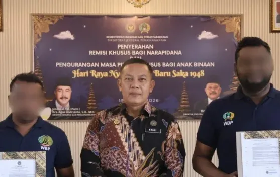Dua Warga Binaan Terima Remisi Spesial Hari Nyepi
