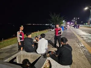 Patroli Malam Polresta Tanjungpinang Cegah Balap Liar Selama Ramadhan