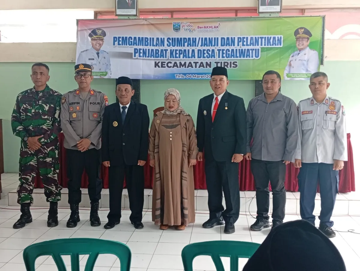 M. Nuri Dilantik sebagai PJ Kades Tegalwatu, Siap Lanjutkan Program Sebelumnya
