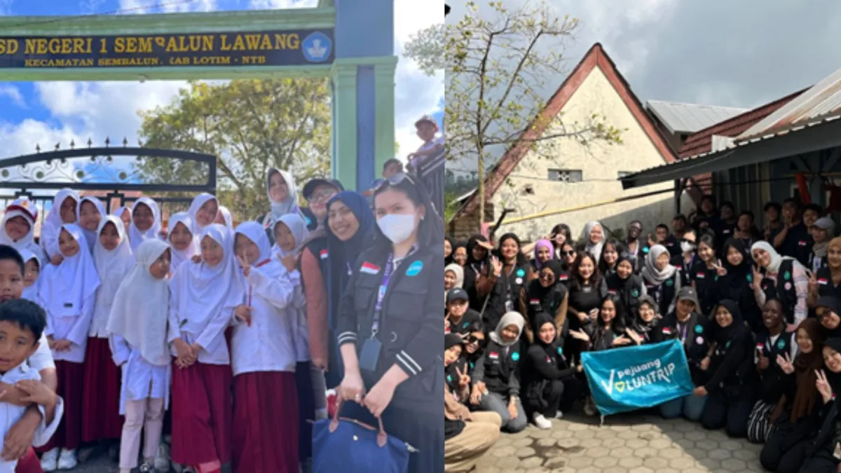 Mahasiswi Unila Rasya Aulia Berani Jelajahi Lombok sebagai Relawan