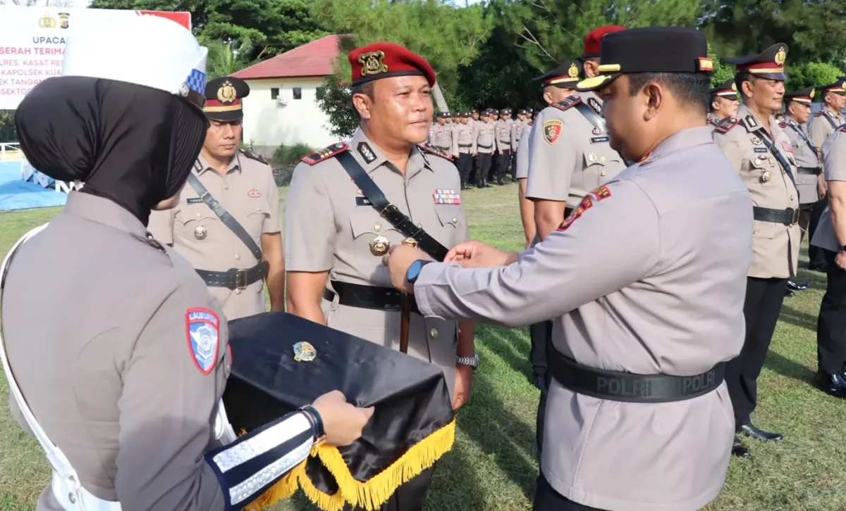 Kapolres Abdya Lantik Pejabat Baru dalam Sertijab