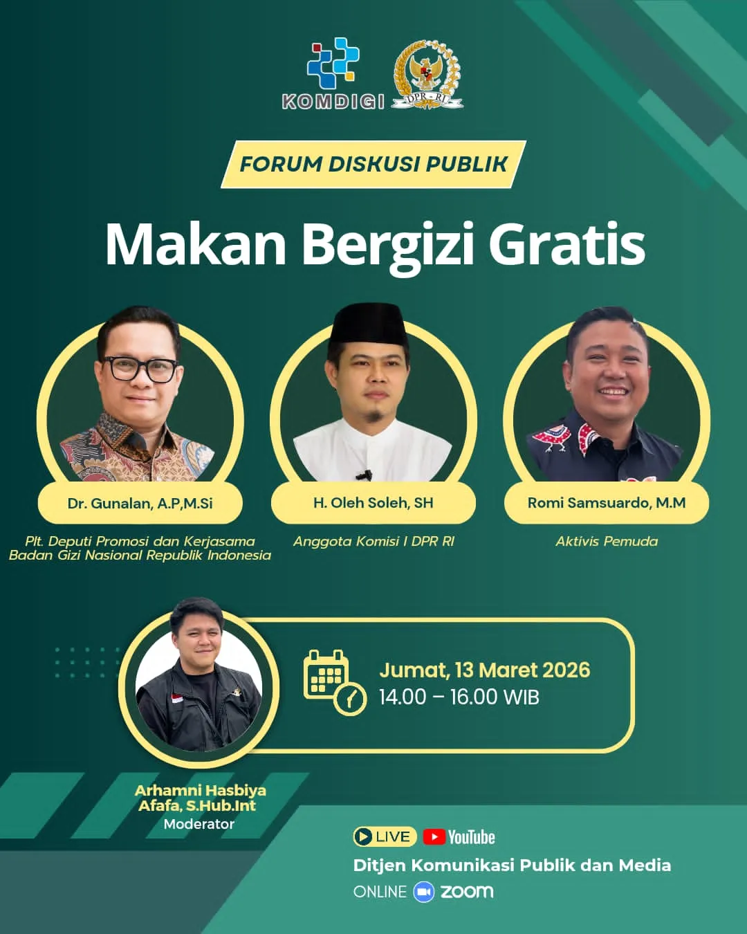 Webinar Makan Bergizi Gratis untuk Tingkatkan Gizi Anak di Indonesia