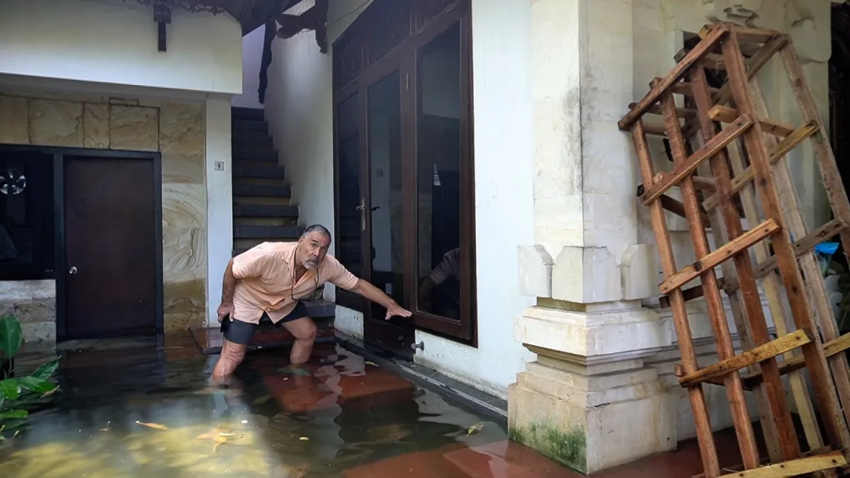 Warga Asing Protes Drainase di Sanur Akibat Banjir