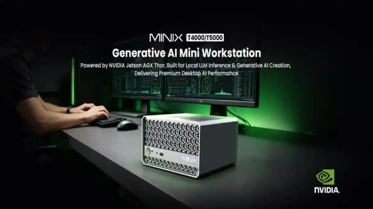 MINIX Luncurkan Mini Workstation T4000 dan T5000 untuk Komputasi AI Generatif