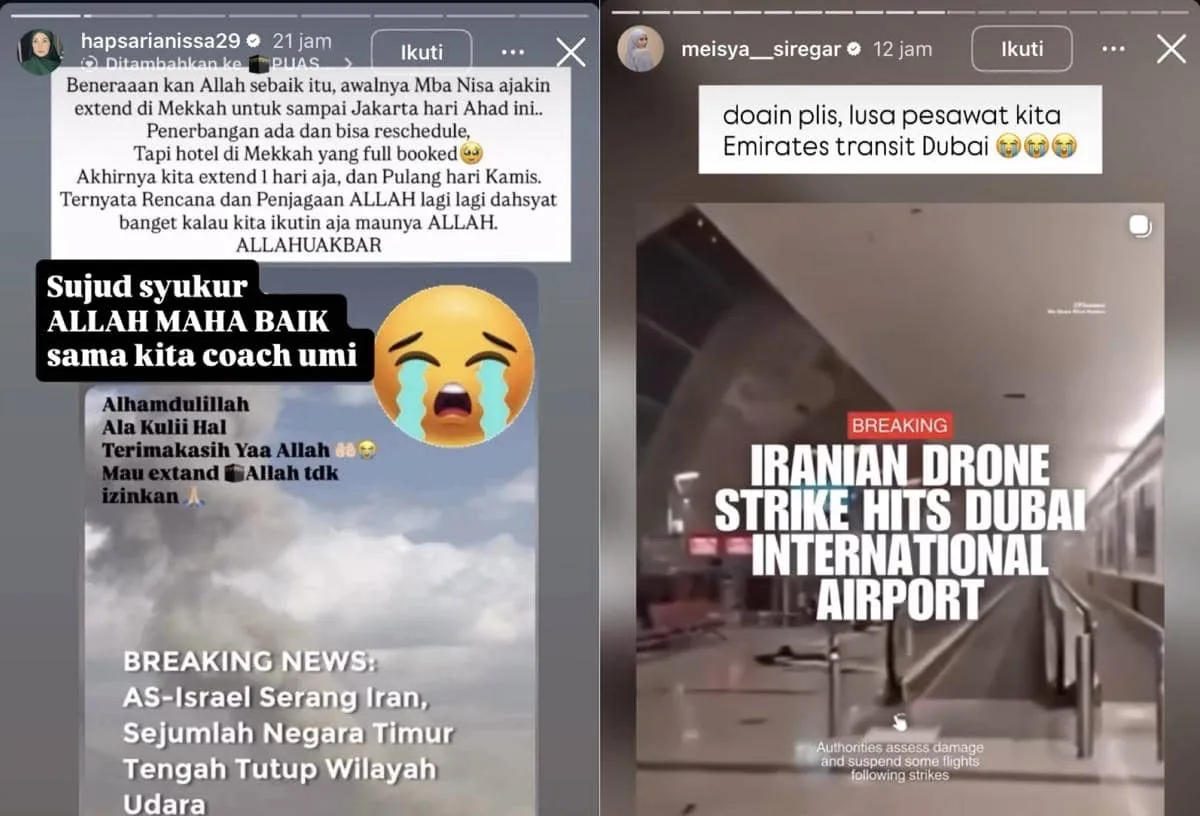 Artis Indonesia Umrah di Tengah Ketegangan Iran-AS