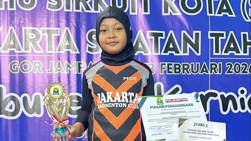 Nafiza Anamta Faradisa Raih Juara 3 di Kejuaraan Bulutangkis SIRKOT 2026