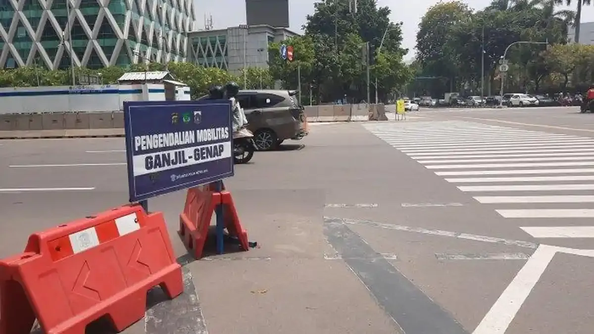 Jadwal Ganjil Genap Jakarta 6 Maret 2026: Kendaraan Pelat Genap Dibatasi