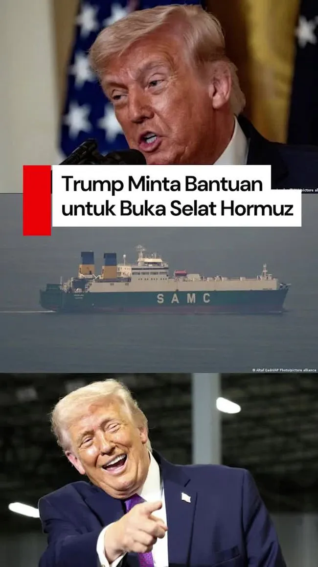 Trump Serukan Dukungan NATO untuk Jaga Keamanan Selat Hormuz