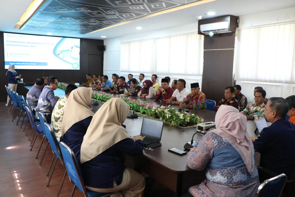 BPJS Kesehatan Sosialisasikan Status JKN kepada Perangkat Desa di Pesawaran