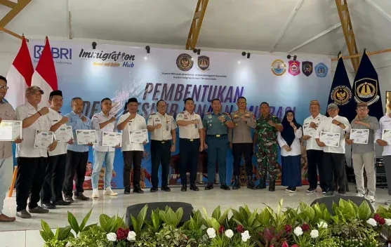 Kantor Imigrasi Gorontalo Luncurkan Immigration Hub di Kecamatan Kabila Bone