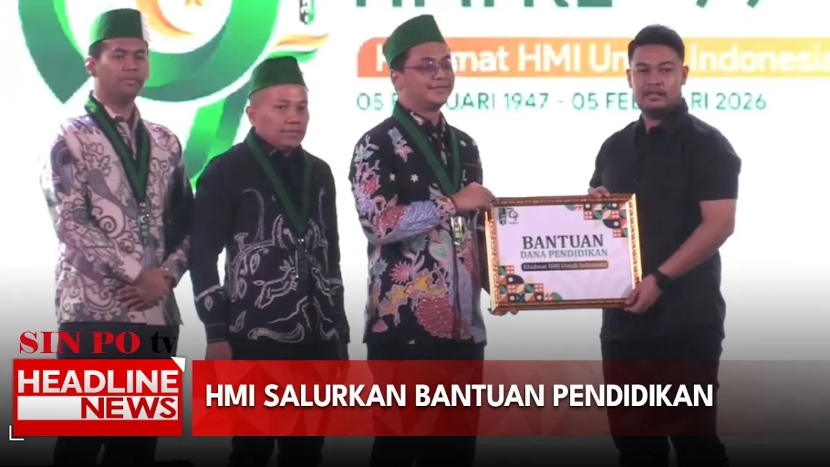 HMI Rayakan Dies Natalis ke-79 dengan Bantuan Pendidikan dan Usulan Cak Nur sebagai Pahlawan Nasional