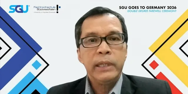 34 Mahasiswa SGU Dilepas untuk Kuliah Internasional di Jerman
