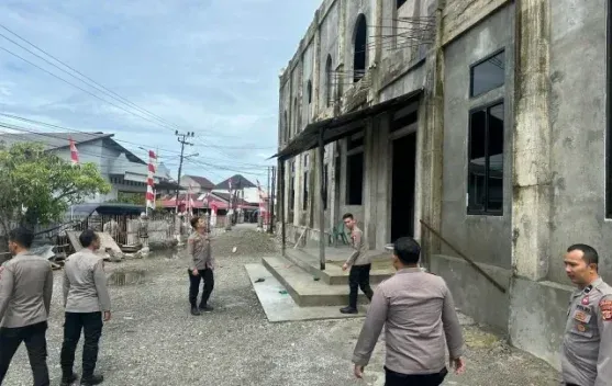 Mahasiswa STIK Polri Tinjau Infrastruktur Meunasah di Aceh Barat
