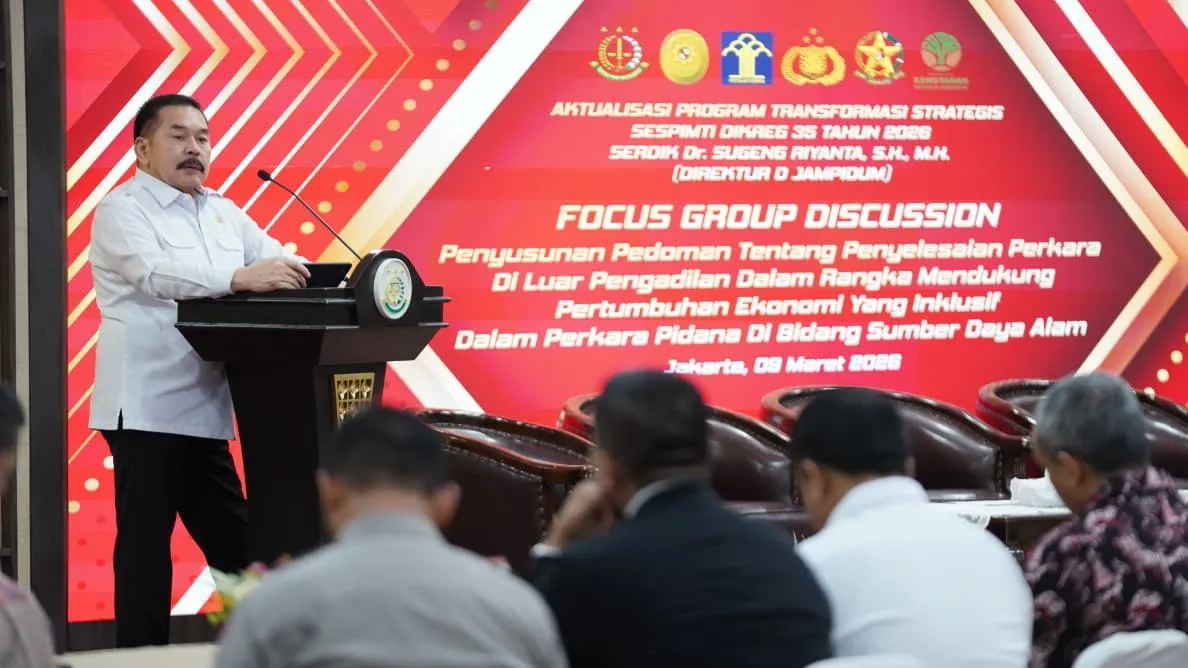 Jaksa Agung Dorong Pendekatan Hukum Progresif di Sektor Sumber Daya Alam