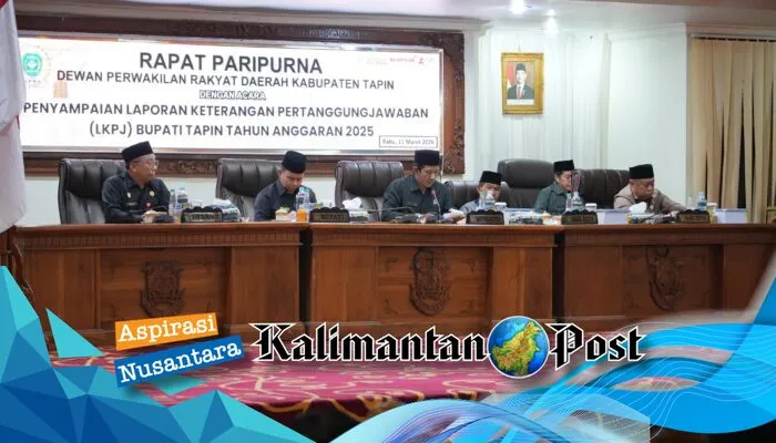 Bupati Tapin Sampaikan LKPJ 2025, Fokus pada SDM dan Penurunan Stunting