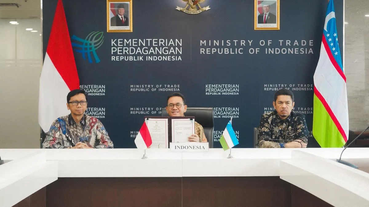 Indonesia dan Uzbekistan Luncurkan Perundingan Perdagangan Bebas