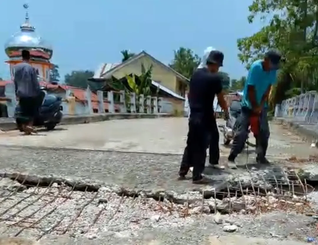 Rehabilitasi Jembatan Rambong-Kuta Padang oleh PUPR Aceh Barat