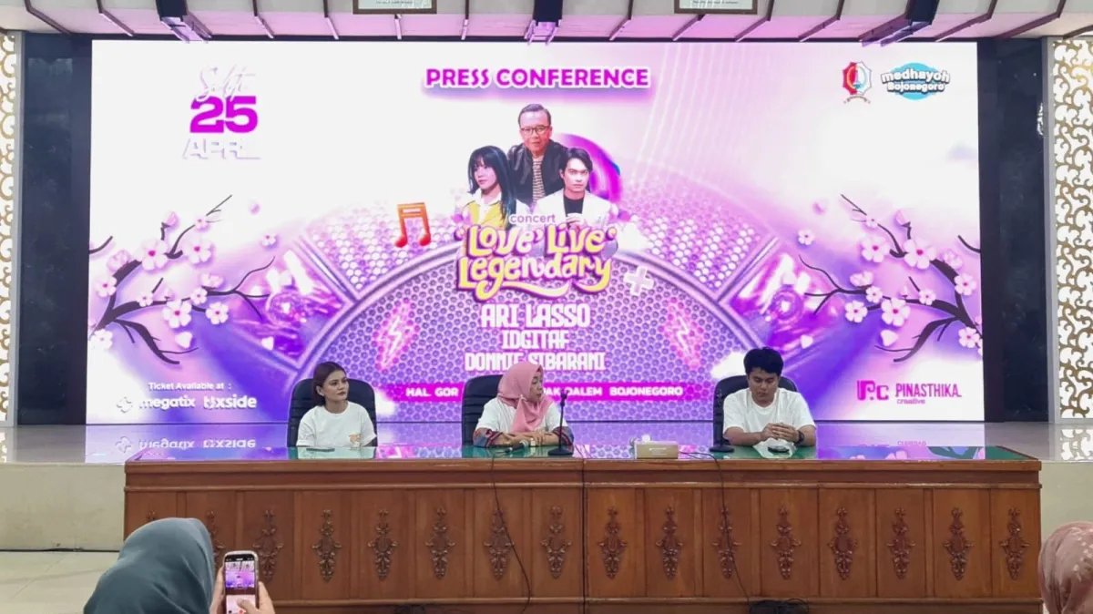 Konser Love Live Legendary Hadirkan Ari Lasso dan Idgitaf di Bojonegoro