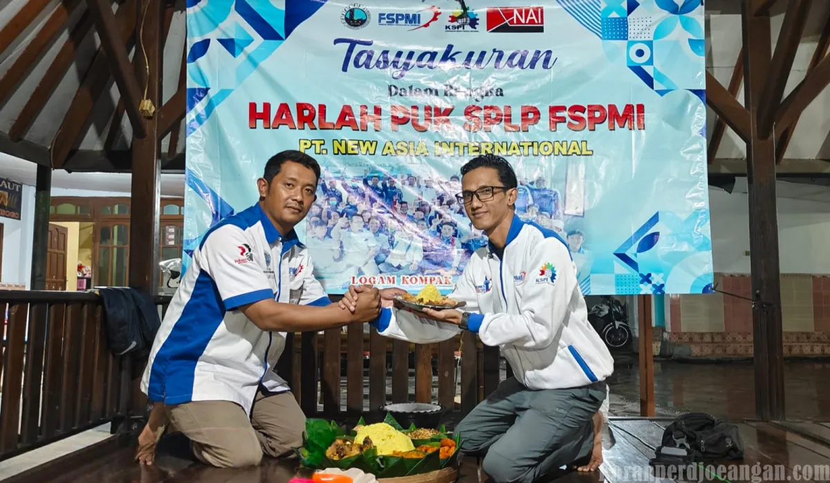 PUK SPLP FSPMI PT New Asia Internasional Rayakan Harlah ke-5 dengan Buka Puasa Bersama