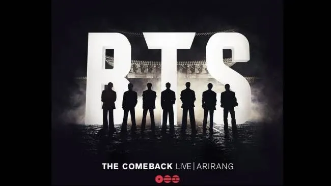 BTS Siap Sapa ARMY di Konser 'The Comeback Live ARIRANG' di Netflix