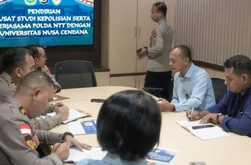 Peresmian Pusat Studi Kepolisian oleh Undana dan Polda NTT