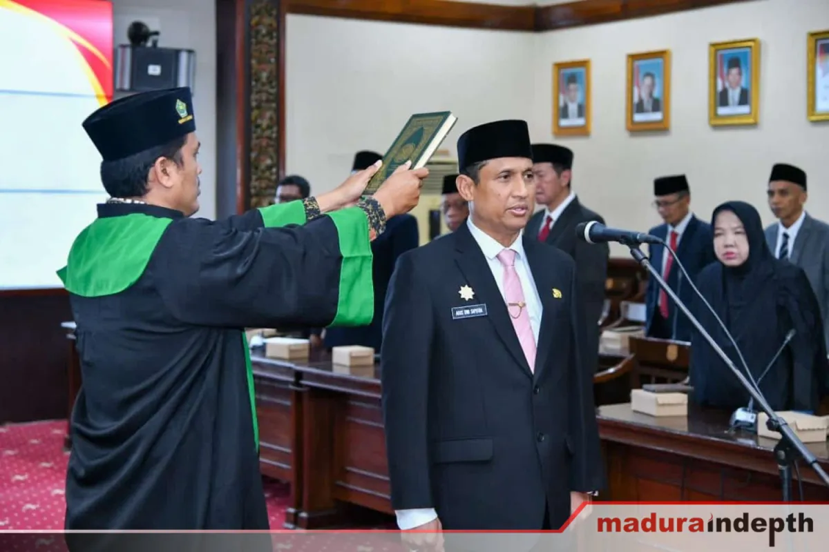 Agus Dwi Saputra Dilantik sebagai Sekda Sumenep, Siap Hadapi Tantangan Birokrasi