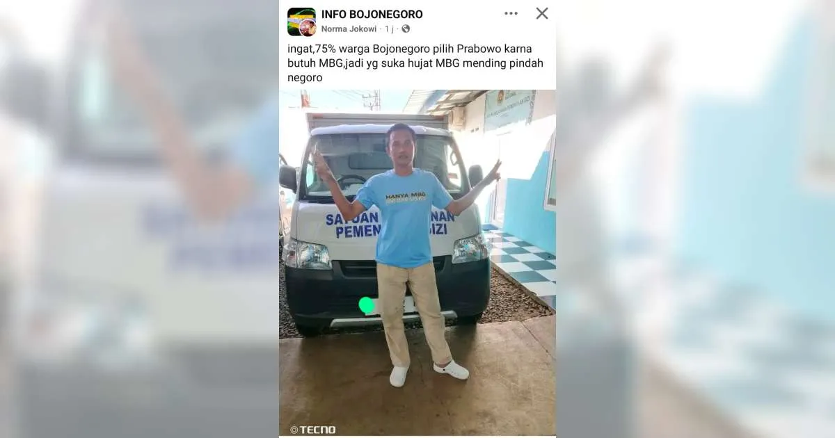 Unggahan Provokatif di Bojonegoro: Kritikus Program MBG Diminta Pindah Negara