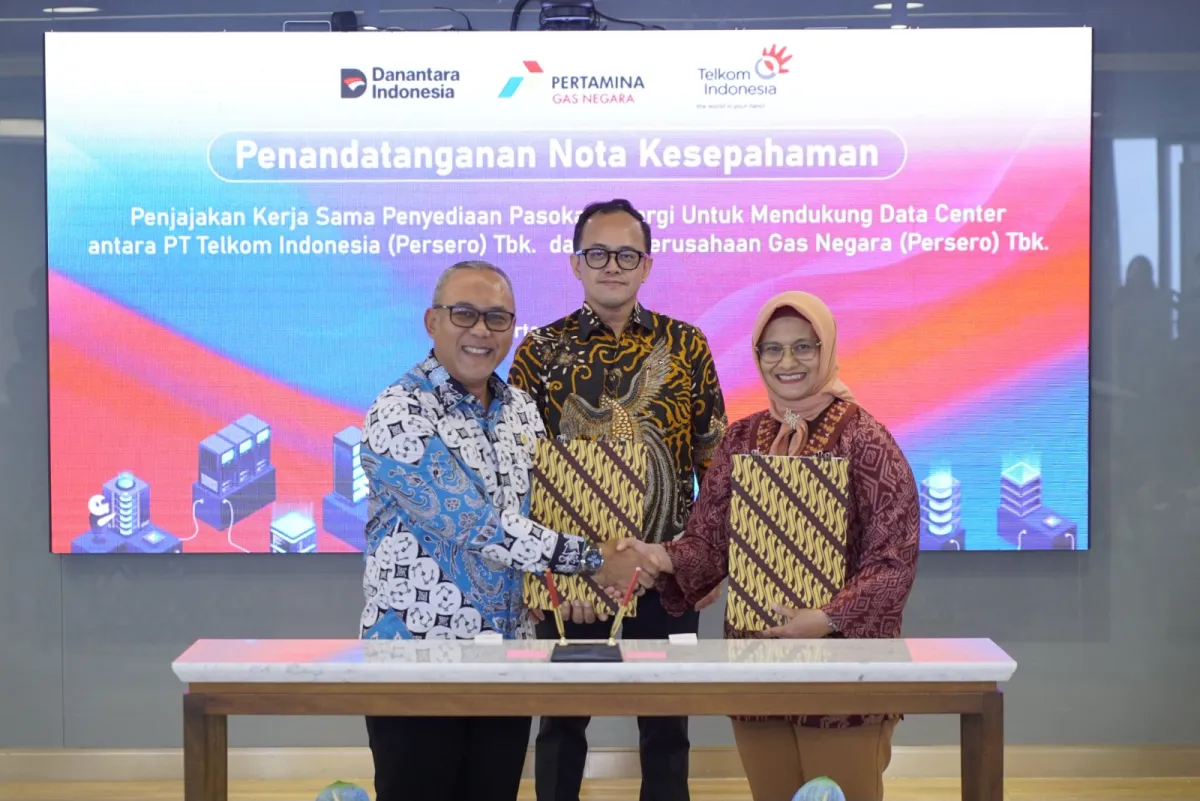 Telkom dan PGN Tandatangani MoU untuk Integrasi Infrastruktur Digital dan Energi Rendah Karbon