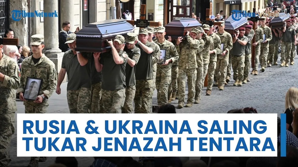 Rusia dan Ukraina Tukar 1.000 Jenazah Tentara dalam Pertukaran Terbaru