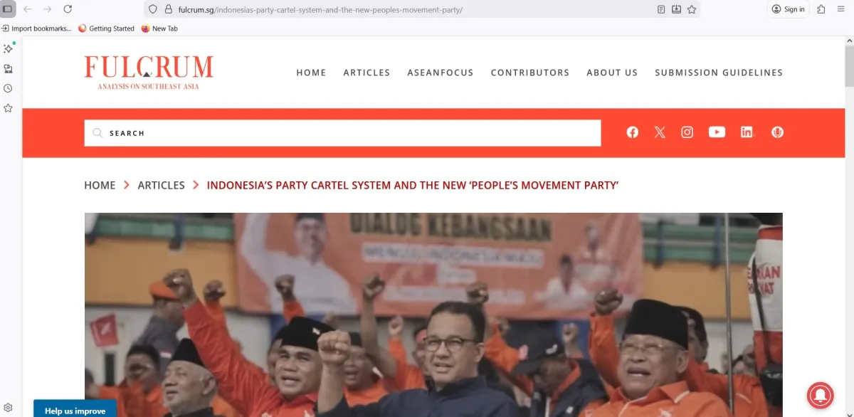 Partai Gerakan Rakyat Siap Tantang Dominasi Kartel Politik dengan Anies Baswedan