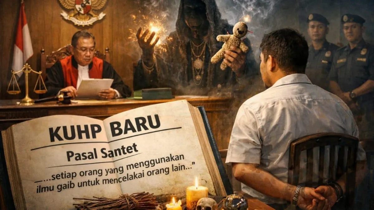 KUHP Baru Larang Praktik Santet, Pelaku Terancam 1,5 Tahun Penjara