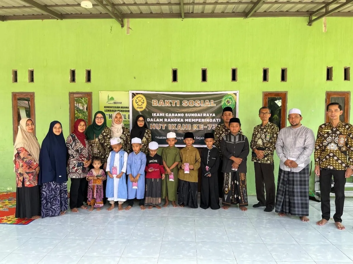 IKAHI Sungai Raya Rayakan HUT ke-73 dengan Bakti Sosial di LPQ Nurul Hidayah