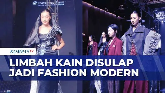 Mahasiswa Surabaya Ubah Limbah Kain Menjadi Koleksi Fashion Modern