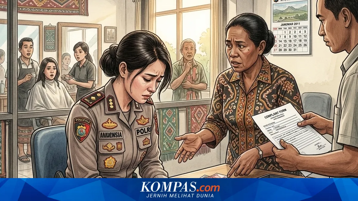 Polwan Rote Ndao Diduga Mencuri Uang Pelanggan Salon Kecantikan