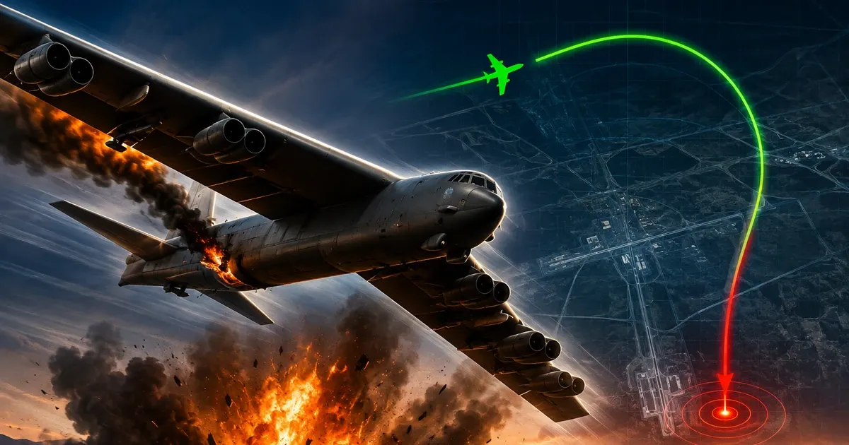 Kecelakaan Pesawat B-52 AS di California: Data Penerbangan Mengungkap Kejadian Tak Biasa